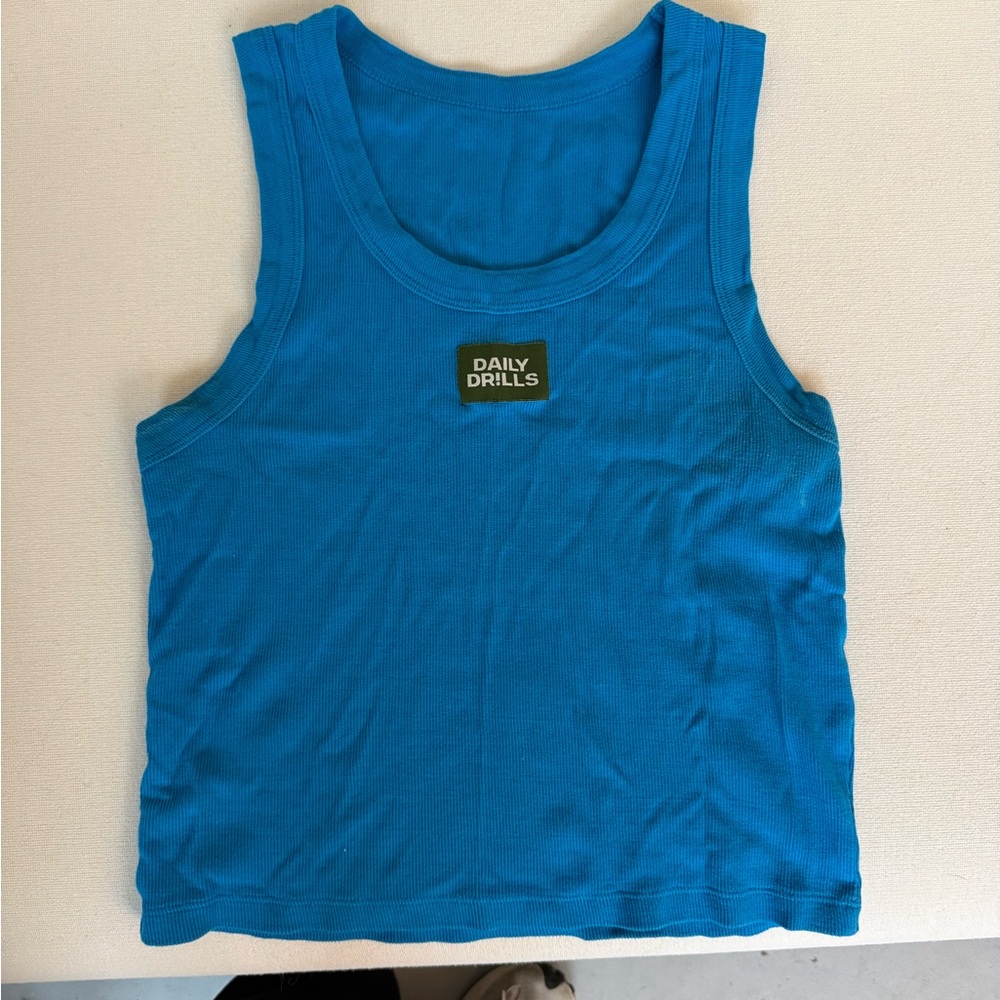 Daily Drills Vibrant Blue Tank Top